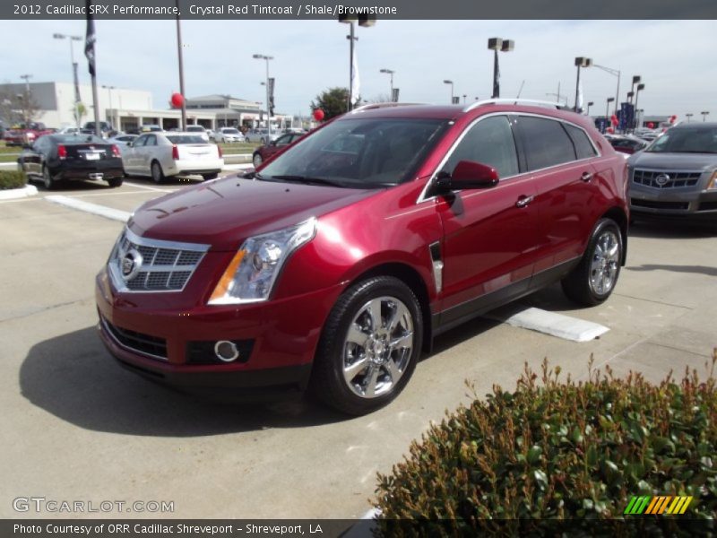 Crystal Red Tintcoat / Shale/Brownstone 2012 Cadillac SRX Performance
