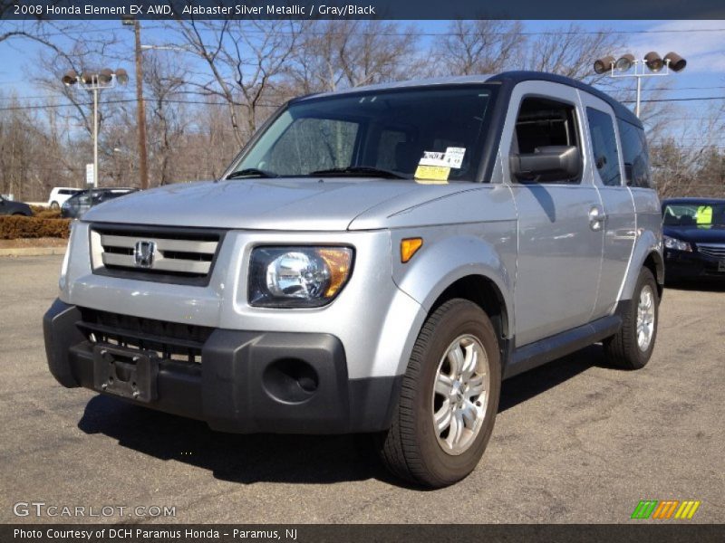 Alabaster Silver Metallic / Gray/Black 2008 Honda Element EX AWD