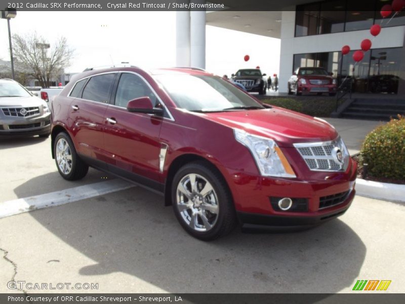 Crystal Red Tintcoat / Shale/Brownstone 2012 Cadillac SRX Performance