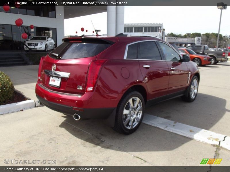 Crystal Red Tintcoat / Shale/Brownstone 2012 Cadillac SRX Performance