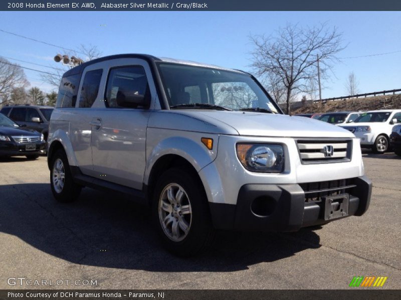 Alabaster Silver Metallic / Gray/Black 2008 Honda Element EX AWD