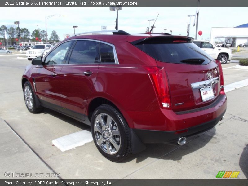 Crystal Red Tintcoat / Shale/Brownstone 2012 Cadillac SRX Performance