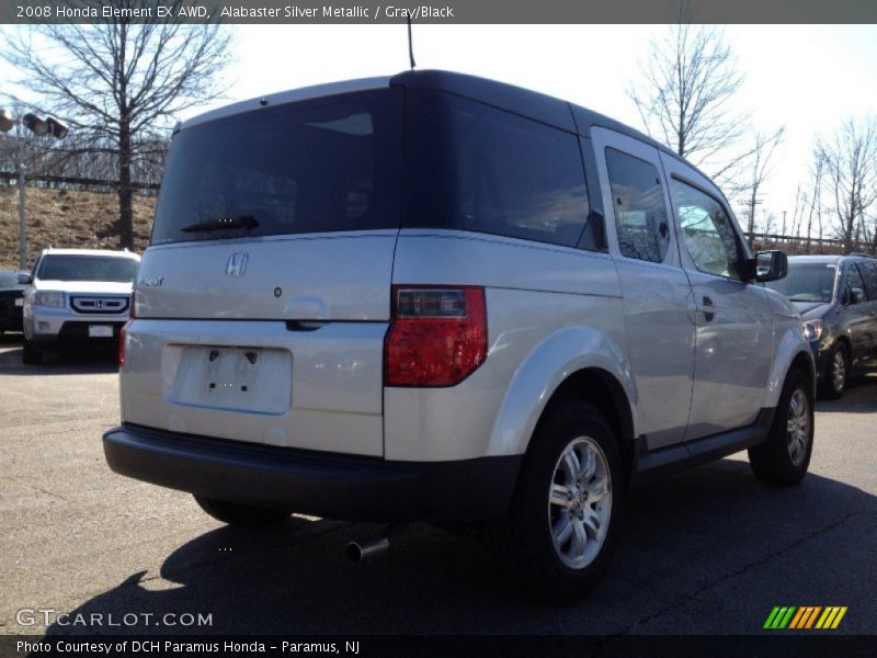 Alabaster Silver Metallic / Gray/Black 2008 Honda Element EX AWD