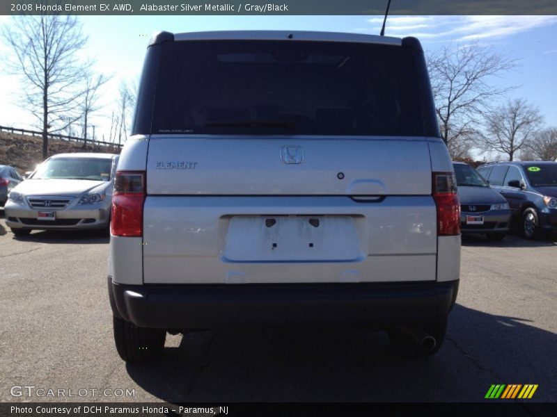 Alabaster Silver Metallic / Gray/Black 2008 Honda Element EX AWD