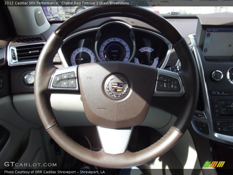 Crystal Red Tintcoat / Shale/Brownstone 2012 Cadillac SRX Performance