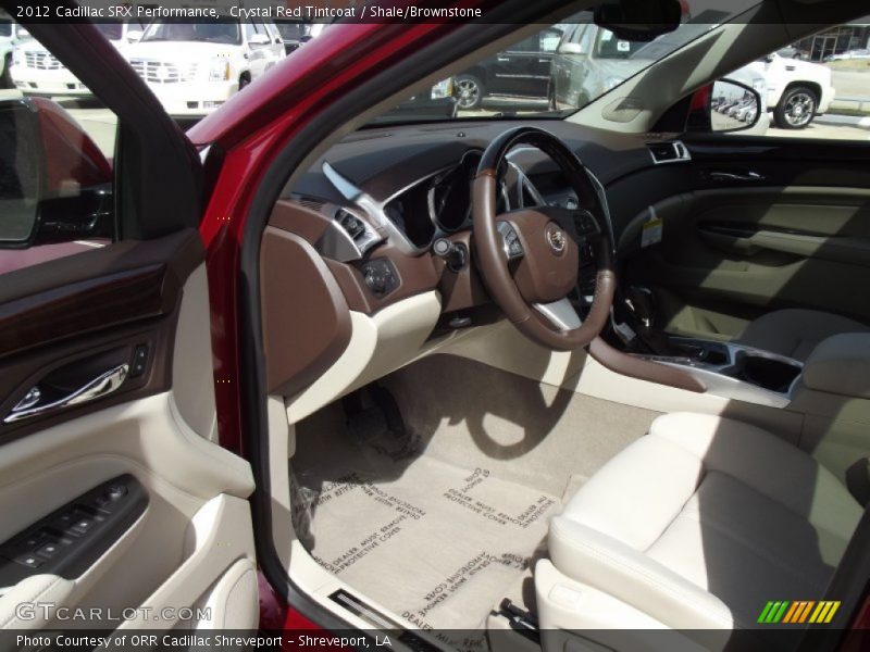 Crystal Red Tintcoat / Shale/Brownstone 2012 Cadillac SRX Performance