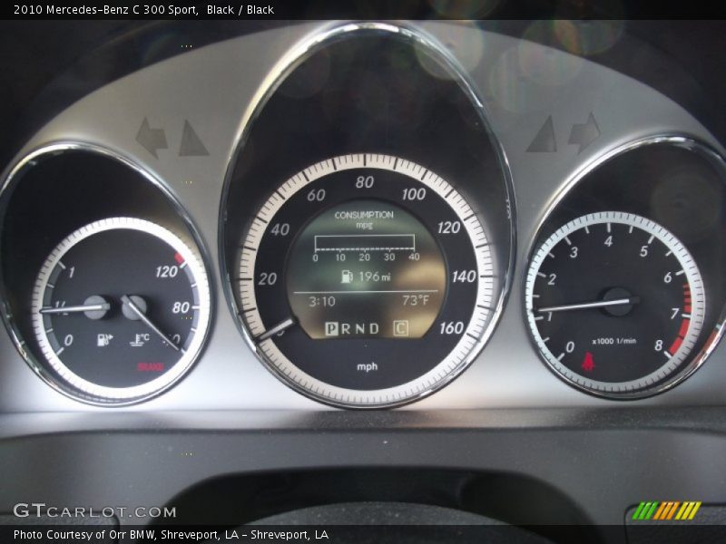 Black / Black 2010 Mercedes-Benz C 300 Sport