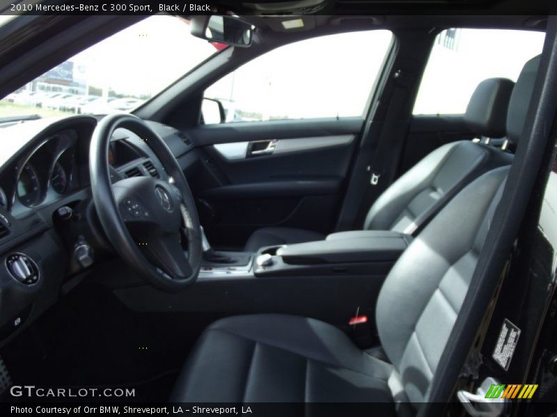 Black / Black 2010 Mercedes-Benz C 300 Sport