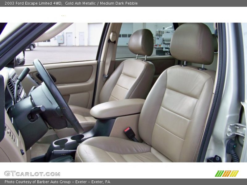 Gold Ash Metallic / Medium Dark Pebble 2003 Ford Escape Limited 4WD