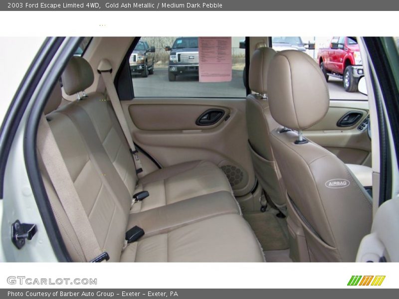 Gold Ash Metallic / Medium Dark Pebble 2003 Ford Escape Limited 4WD