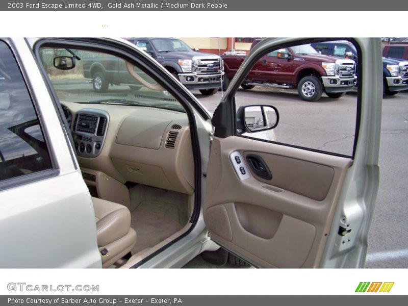 Gold Ash Metallic / Medium Dark Pebble 2003 Ford Escape Limited 4WD