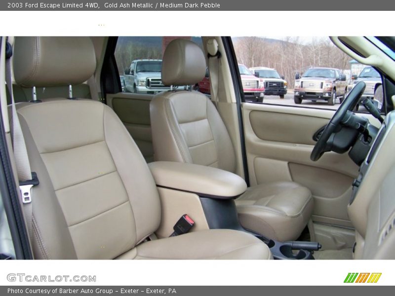 Gold Ash Metallic / Medium Dark Pebble 2003 Ford Escape Limited 4WD