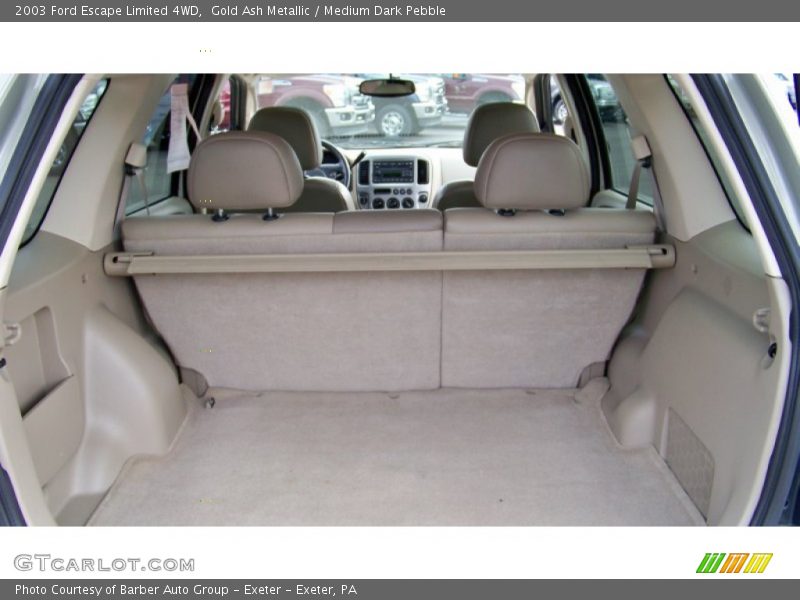 Gold Ash Metallic / Medium Dark Pebble 2003 Ford Escape Limited 4WD