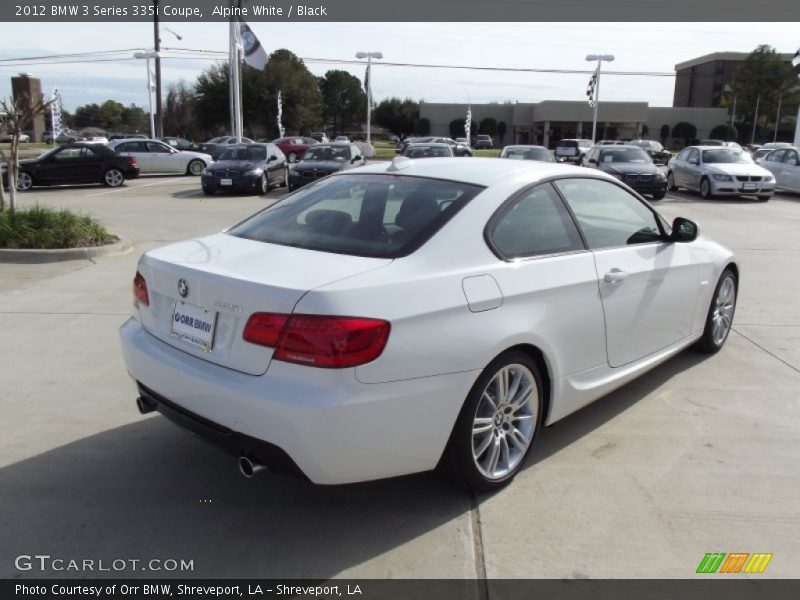 Alpine White / Black 2012 BMW 3 Series 335i Coupe