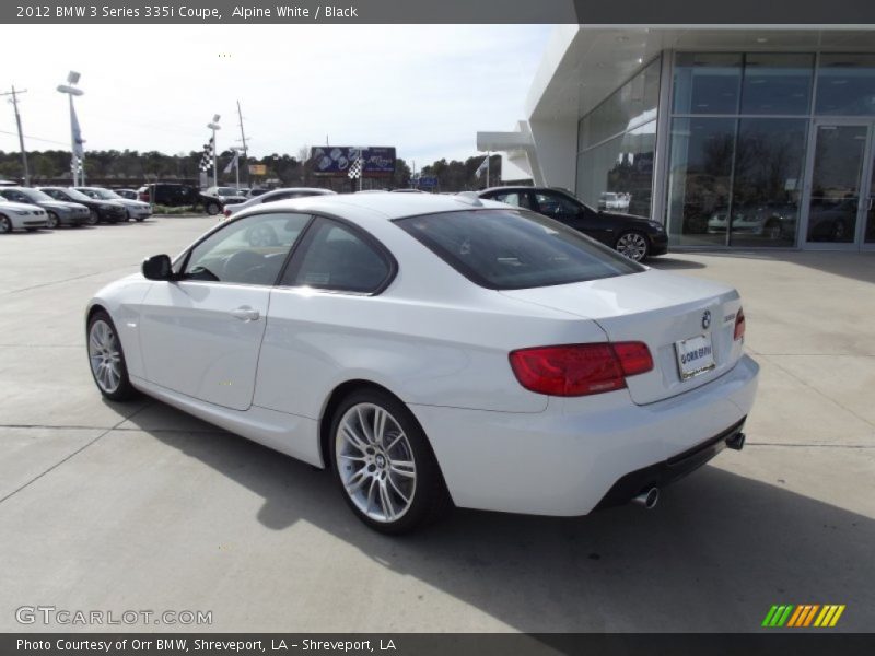 Alpine White / Black 2012 BMW 3 Series 335i Coupe