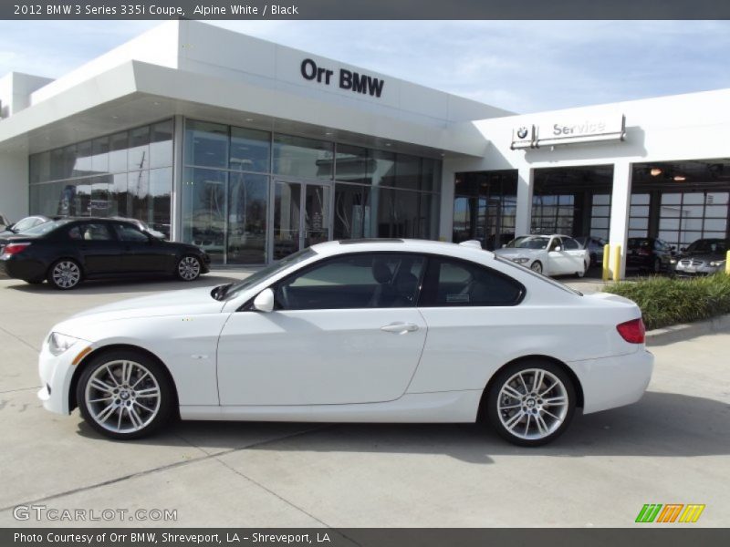 Alpine White / Black 2012 BMW 3 Series 335i Coupe