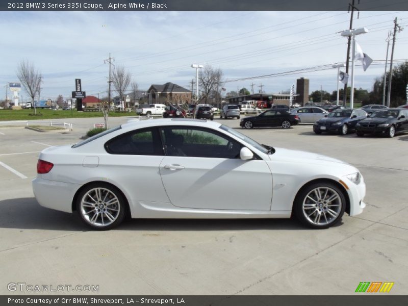 Alpine White / Black 2012 BMW 3 Series 335i Coupe