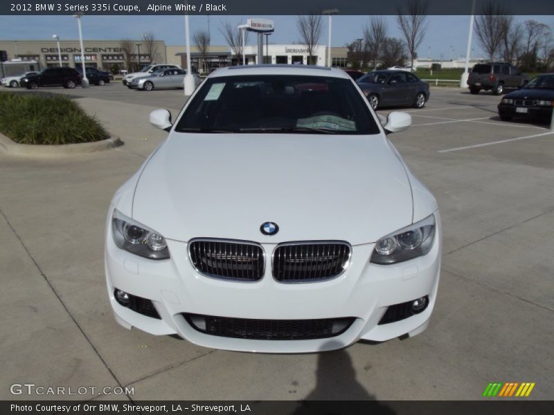 Alpine White / Black 2012 BMW 3 Series 335i Coupe