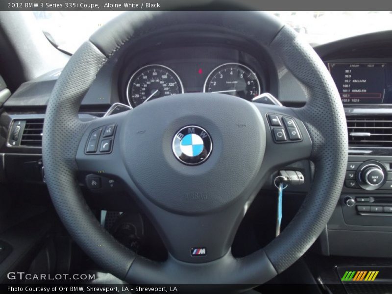 Alpine White / Black 2012 BMW 3 Series 335i Coupe