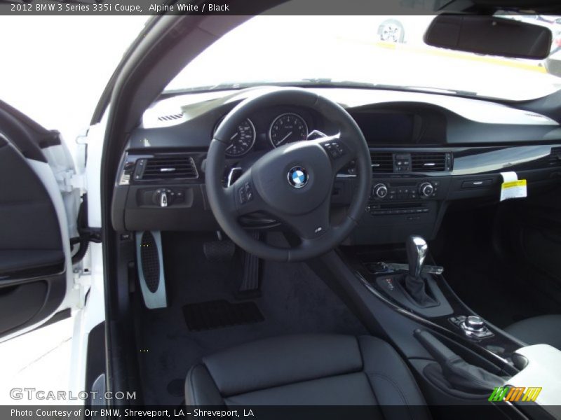 Alpine White / Black 2012 BMW 3 Series 335i Coupe