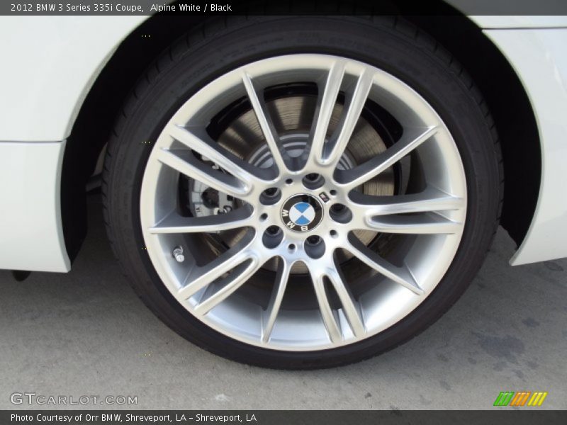 Alpine White / Black 2012 BMW 3 Series 335i Coupe