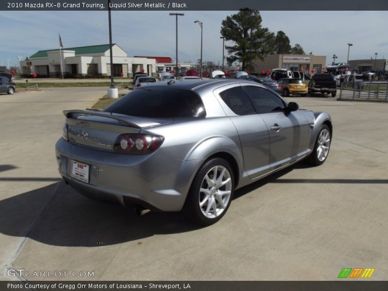 Liquid Silver Metallic / Black 2010 Mazda RX-8 Grand Touring