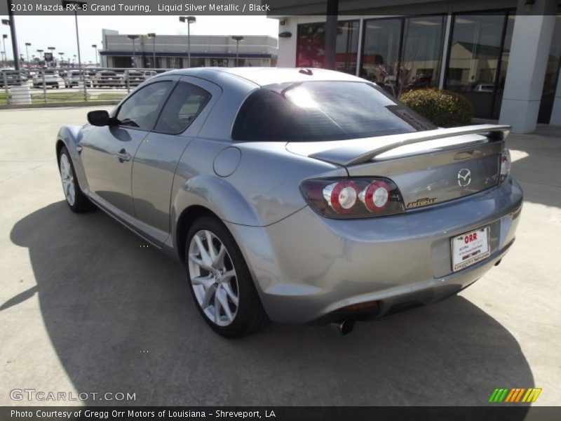Liquid Silver Metallic / Black 2010 Mazda RX-8 Grand Touring