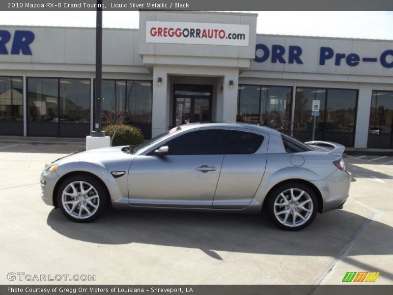Liquid Silver Metallic / Black 2010 Mazda RX-8 Grand Touring