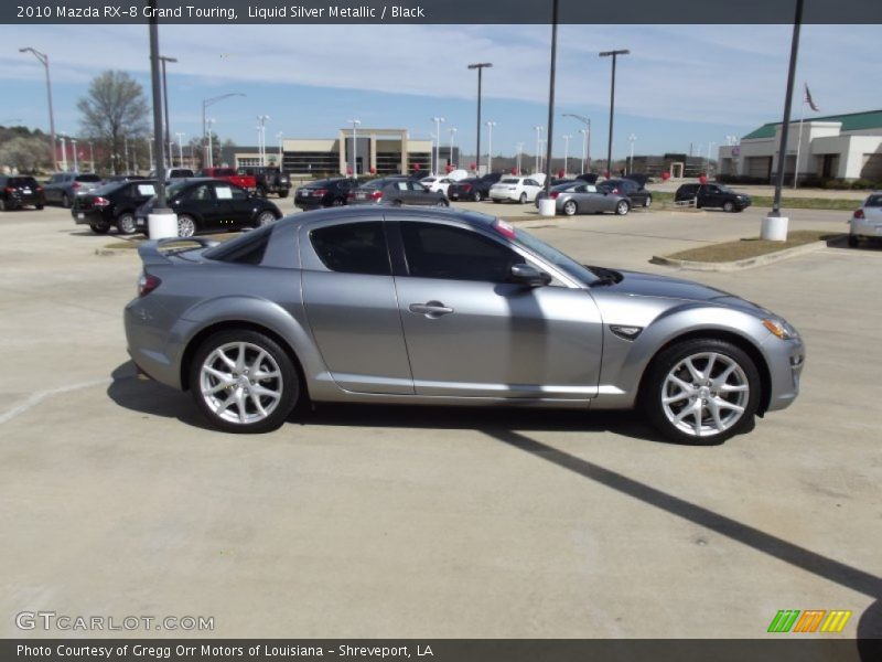 Liquid Silver Metallic / Black 2010 Mazda RX-8 Grand Touring