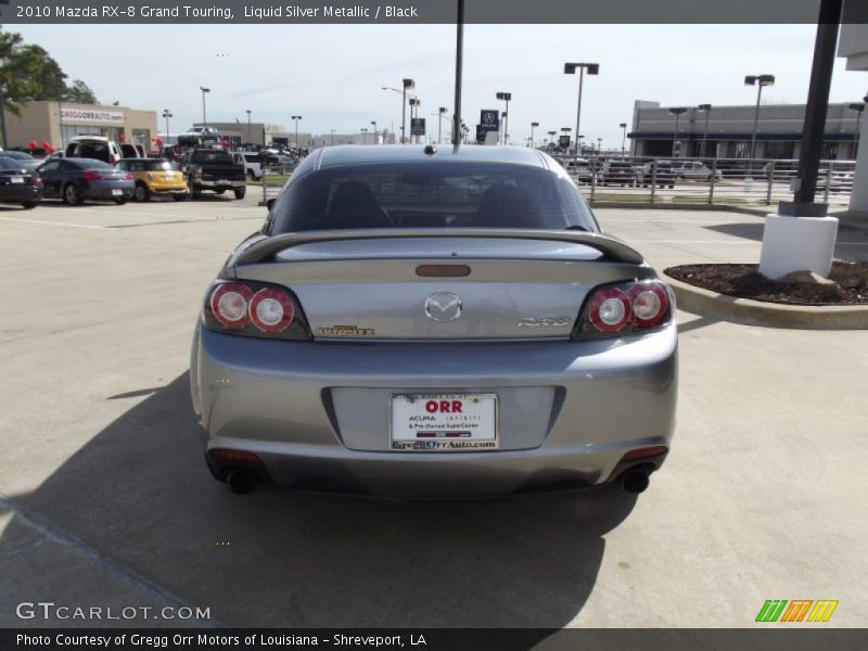 Liquid Silver Metallic / Black 2010 Mazda RX-8 Grand Touring