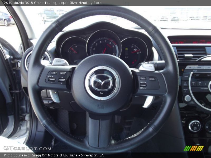 Liquid Silver Metallic / Black 2010 Mazda RX-8 Grand Touring