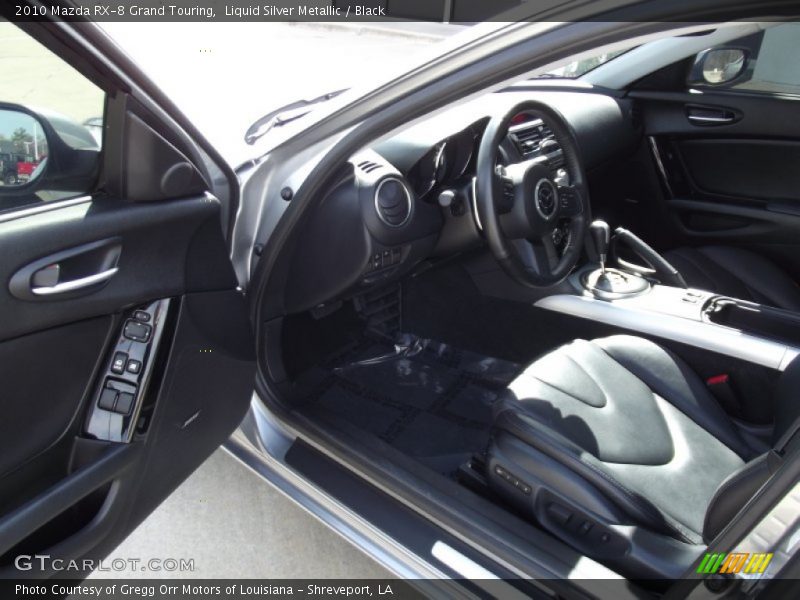 Liquid Silver Metallic / Black 2010 Mazda RX-8 Grand Touring