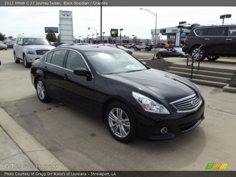 Black Obsidian / Graphite 2012 Infiniti G 37 Journey Sedan