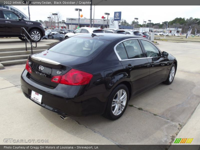 Black Obsidian / Graphite 2012 Infiniti G 37 Journey Sedan