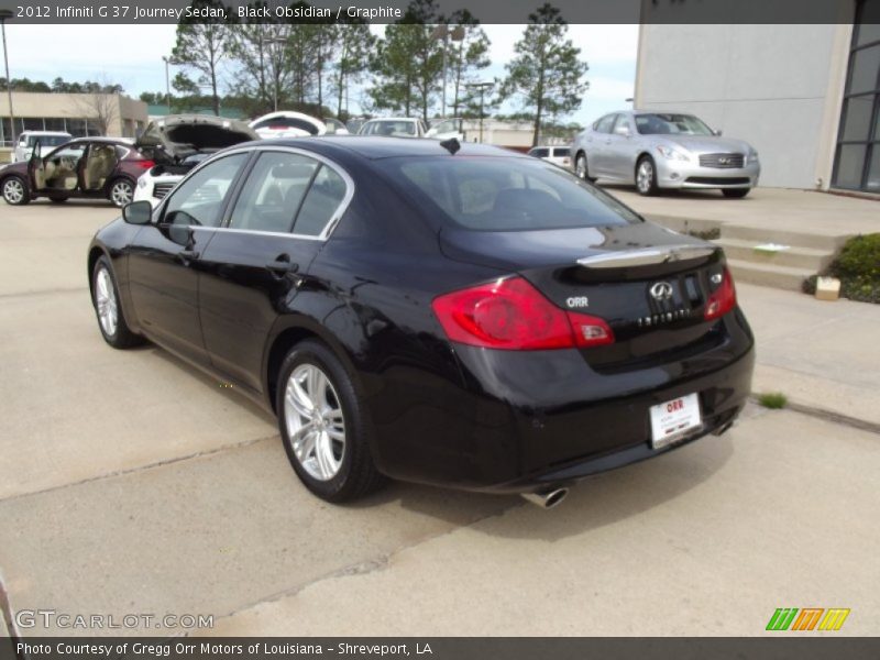 Black Obsidian / Graphite 2012 Infiniti G 37 Journey Sedan