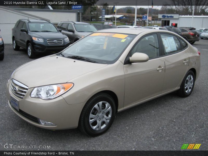 Laguna Sand / Beige 2010 Hyundai Elantra GLS