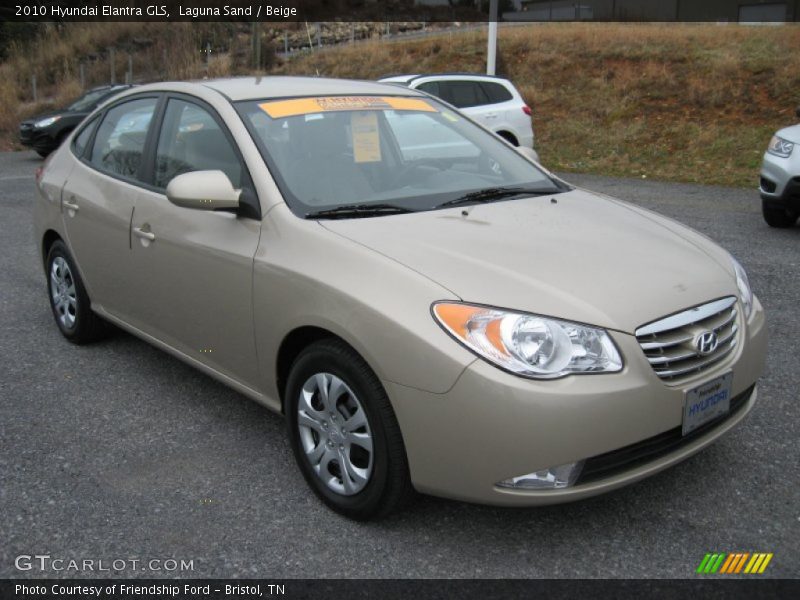 Laguna Sand / Beige 2010 Hyundai Elantra GLS