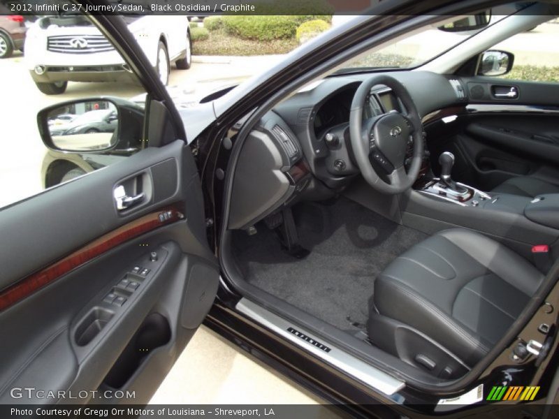 Black Obsidian / Graphite 2012 Infiniti G 37 Journey Sedan