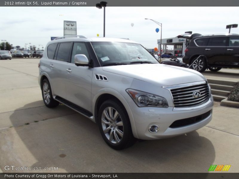 Liquid Platinum / Graphite 2012 Infiniti QX 56