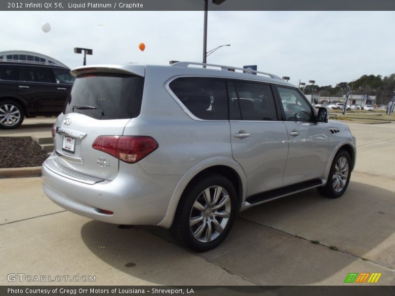 Liquid Platinum / Graphite 2012 Infiniti QX 56