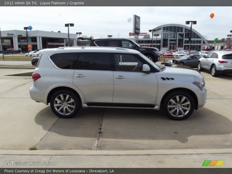 Liquid Platinum / Graphite 2012 Infiniti QX 56