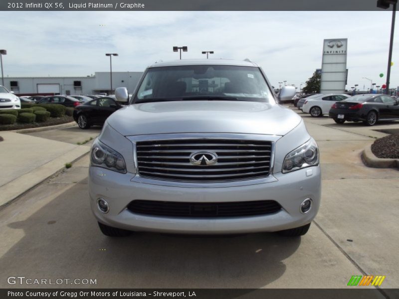 Liquid Platinum / Graphite 2012 Infiniti QX 56