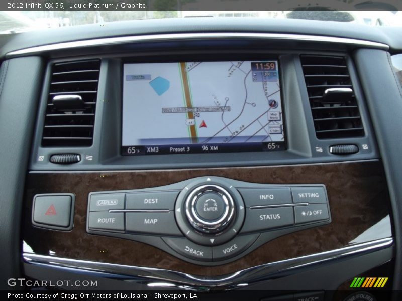Navigation of 2012 QX 56