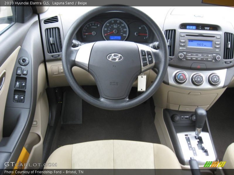 Laguna Sand / Beige 2010 Hyundai Elantra GLS