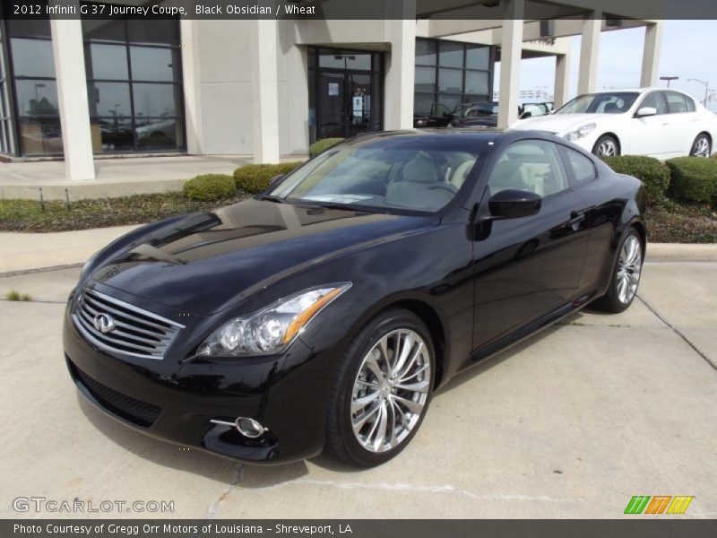 Black Obsidian / Wheat 2012 Infiniti G 37 Journey Coupe