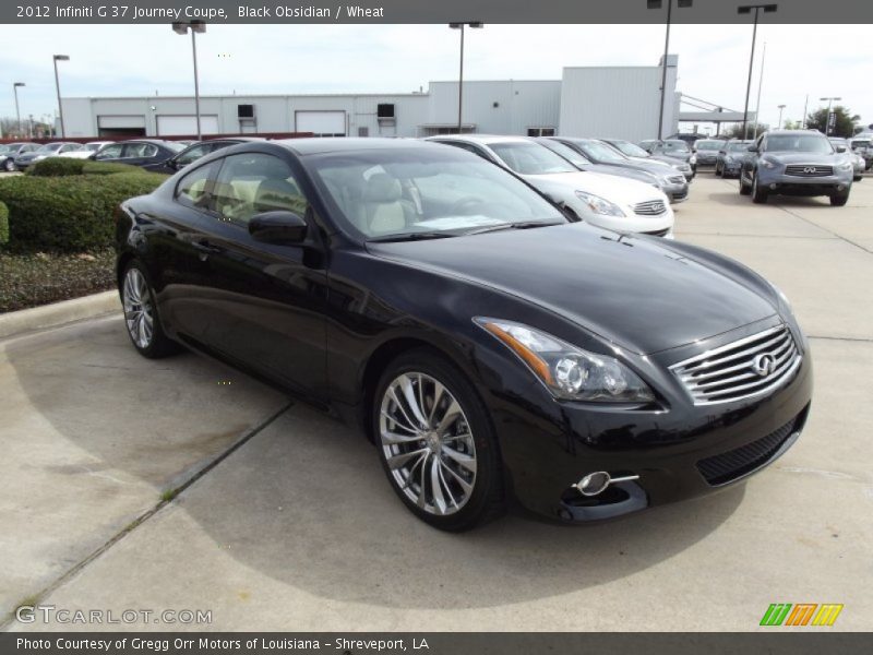 Black Obsidian / Wheat 2012 Infiniti G 37 Journey Coupe