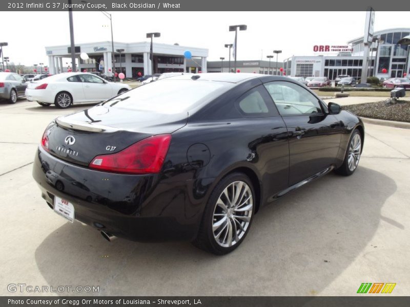 Black Obsidian / Wheat 2012 Infiniti G 37 Journey Coupe