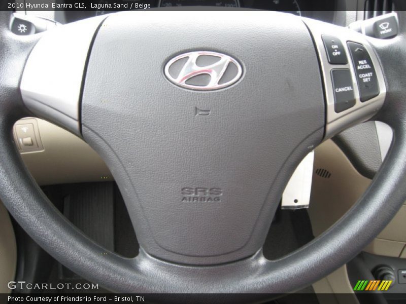 Laguna Sand / Beige 2010 Hyundai Elantra GLS