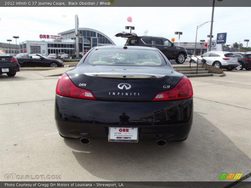 Black Obsidian / Wheat 2012 Infiniti G 37 Journey Coupe