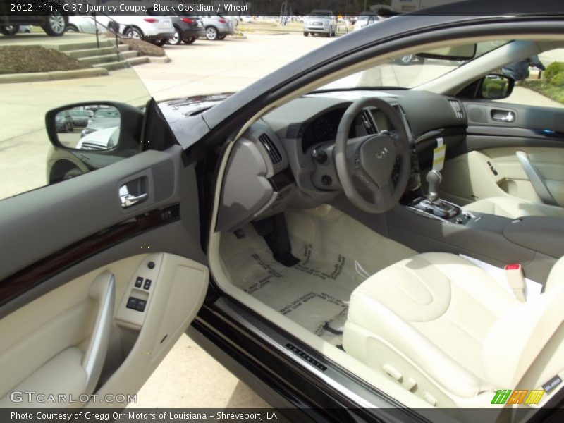 Black Obsidian / Wheat 2012 Infiniti G 37 Journey Coupe